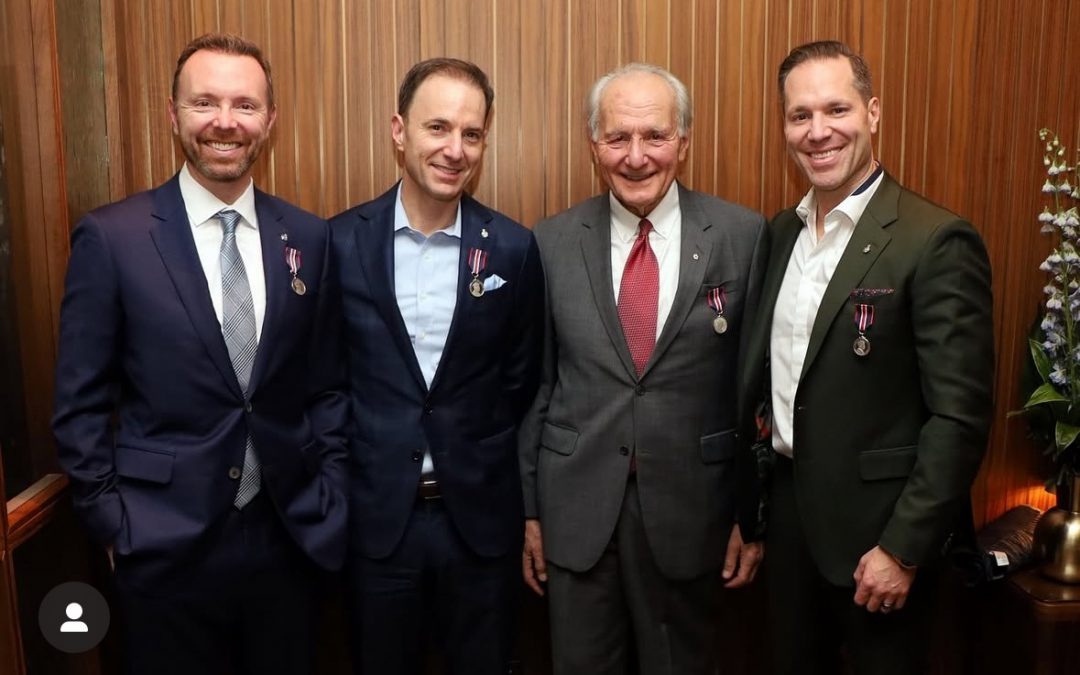Motionball Co-Founders honoured with King Charles III Coronation Medal