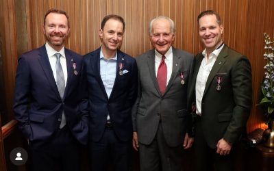 Motionball Co-Founders honoured with King Charles III Coronation Medal